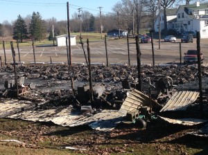 The facility lost 52 of their 72 gas powered golf carts in the fire. The golf carts were leased. Photo: Barberton Brookside Country Club