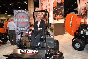 The zero-turn capabilities of the Dixie Chopper product made it a good grab for Jacobsen according to Withers.