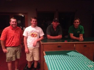 The Pit crew (L to R) Matthew Jones,