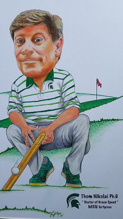 Thomas A. Nikolai, Ph.D. caricature