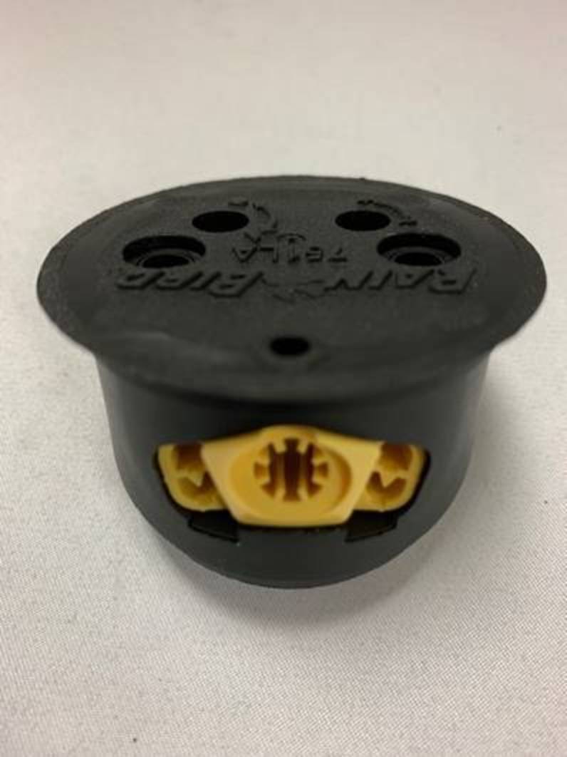 Rain Bird 751 rotor and nozzle housing (Photo: Rain Bird)