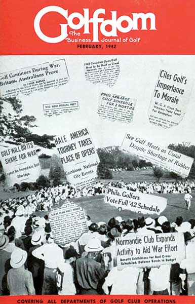 Golfdom February 1942 cover (Photo: Golfdom archives)