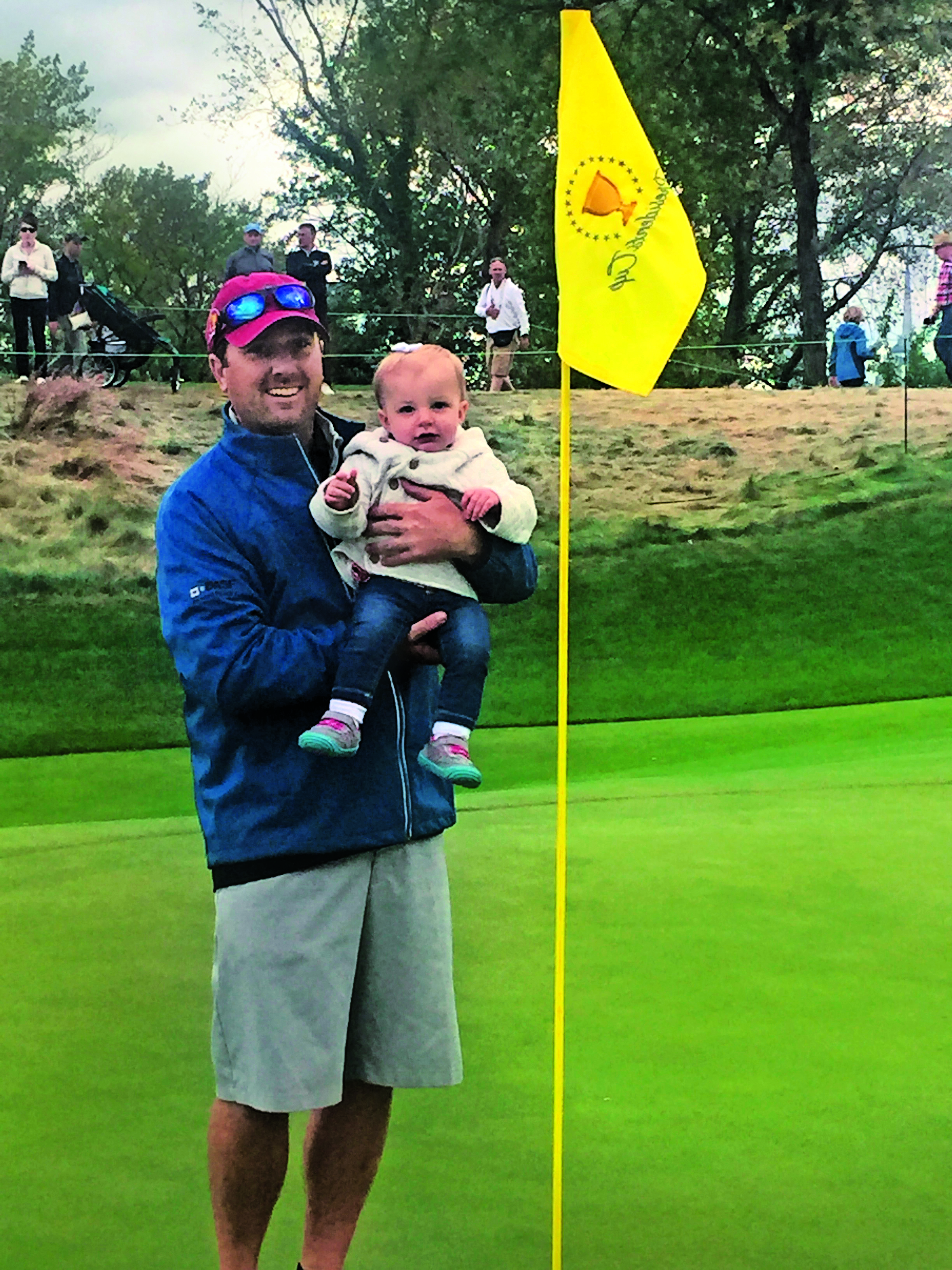 Photo: Shaun Marcellus with daughter Paige.