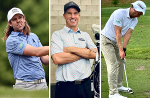 From left to right: Aaron Baddeley, Steven Alker, and Peter Malnati, (Photo: Ewing Outdoor Supply)