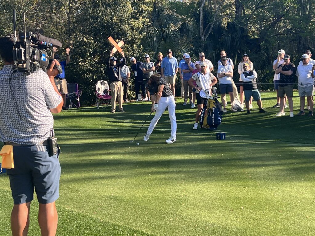 Long Drive Champion Kyle Berkshire at the Creator Classic at TPC Sawgrass (Photo: Golfdom staff)