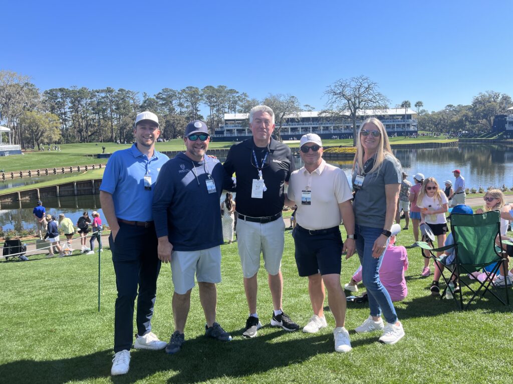 Photo: Seth Jones and the Quali-Pro team at 2025 Players Championship