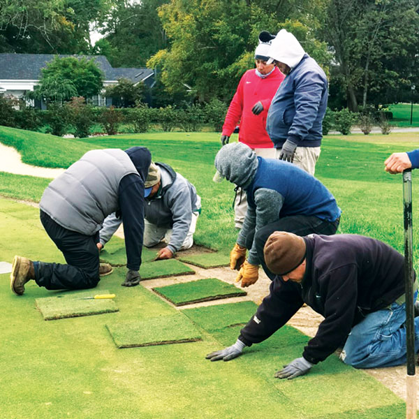 Hurstbourne’s recent course refresh saw rebuilt bunkers, sand splash eliminated from the greens and contour adjustments. (Photo: Hurstbourne Country Club)