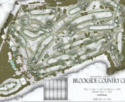 Restoration master plan — Tyler J. Rae, golf architect. (Photo: Brookside Country Club)
